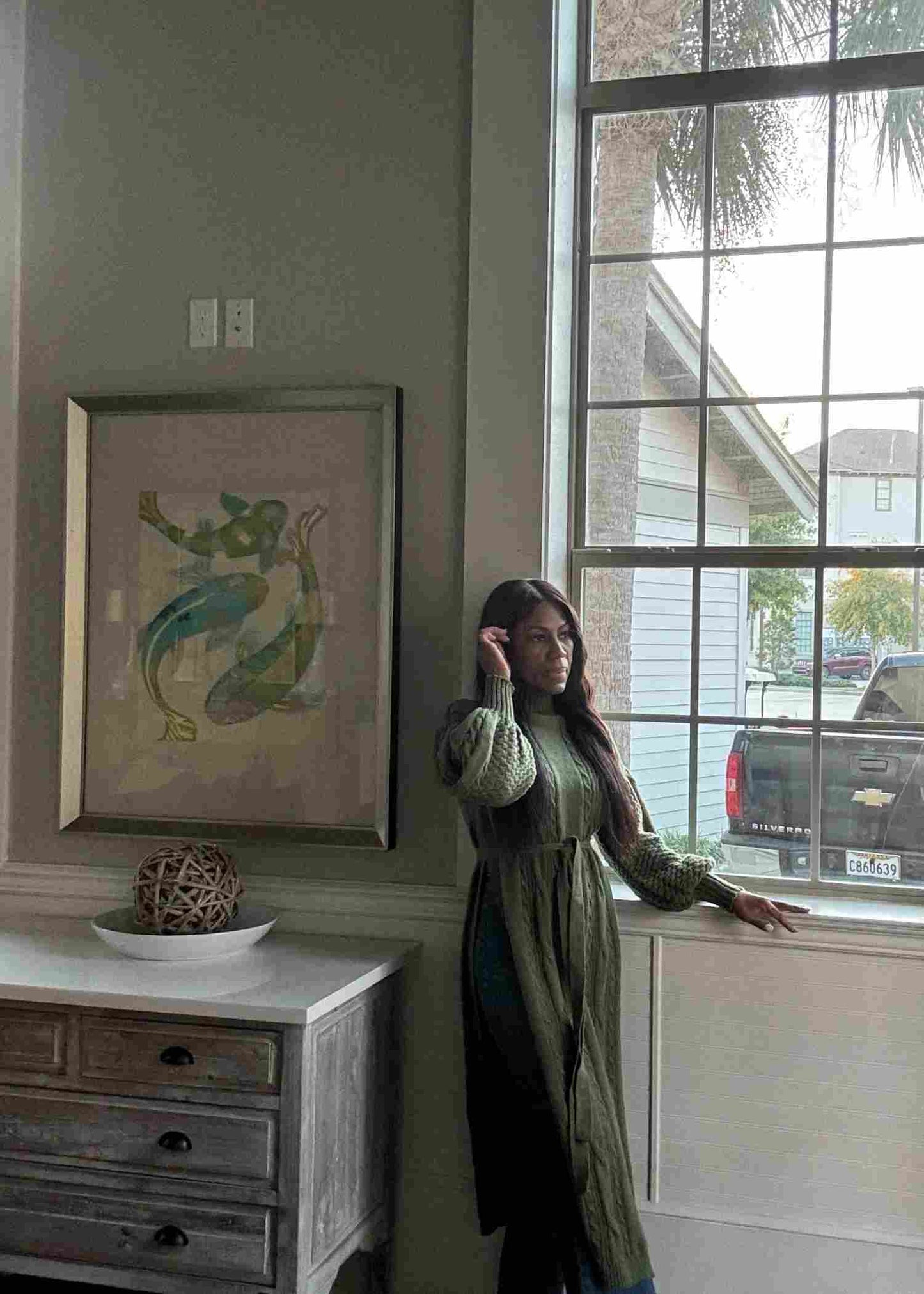 Long Knit Cardigan