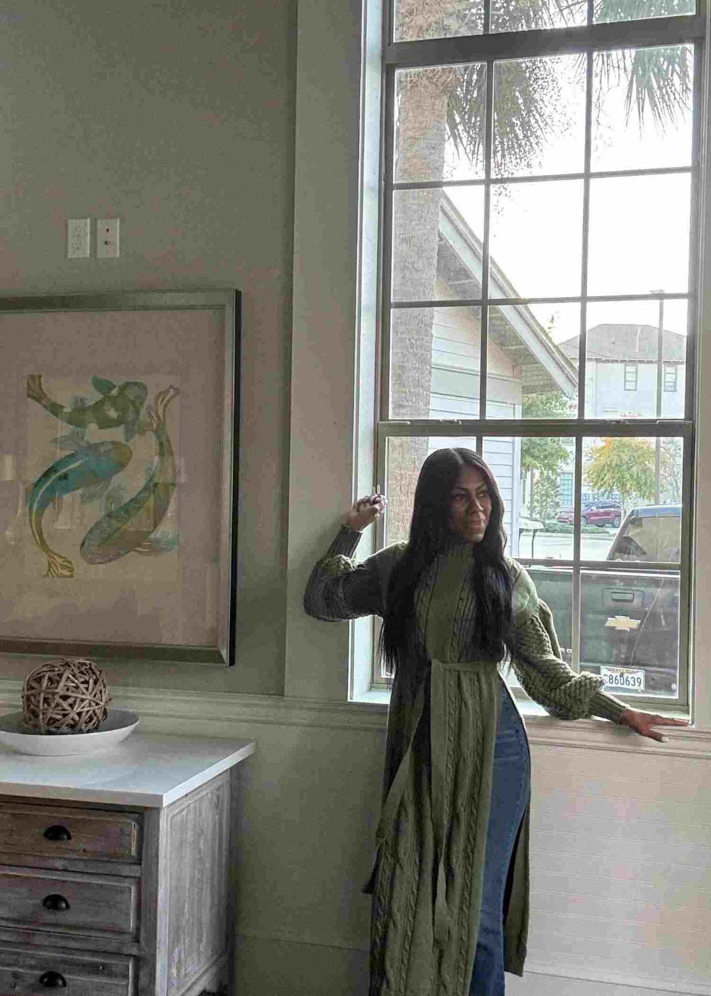 Long Knit Cardigan