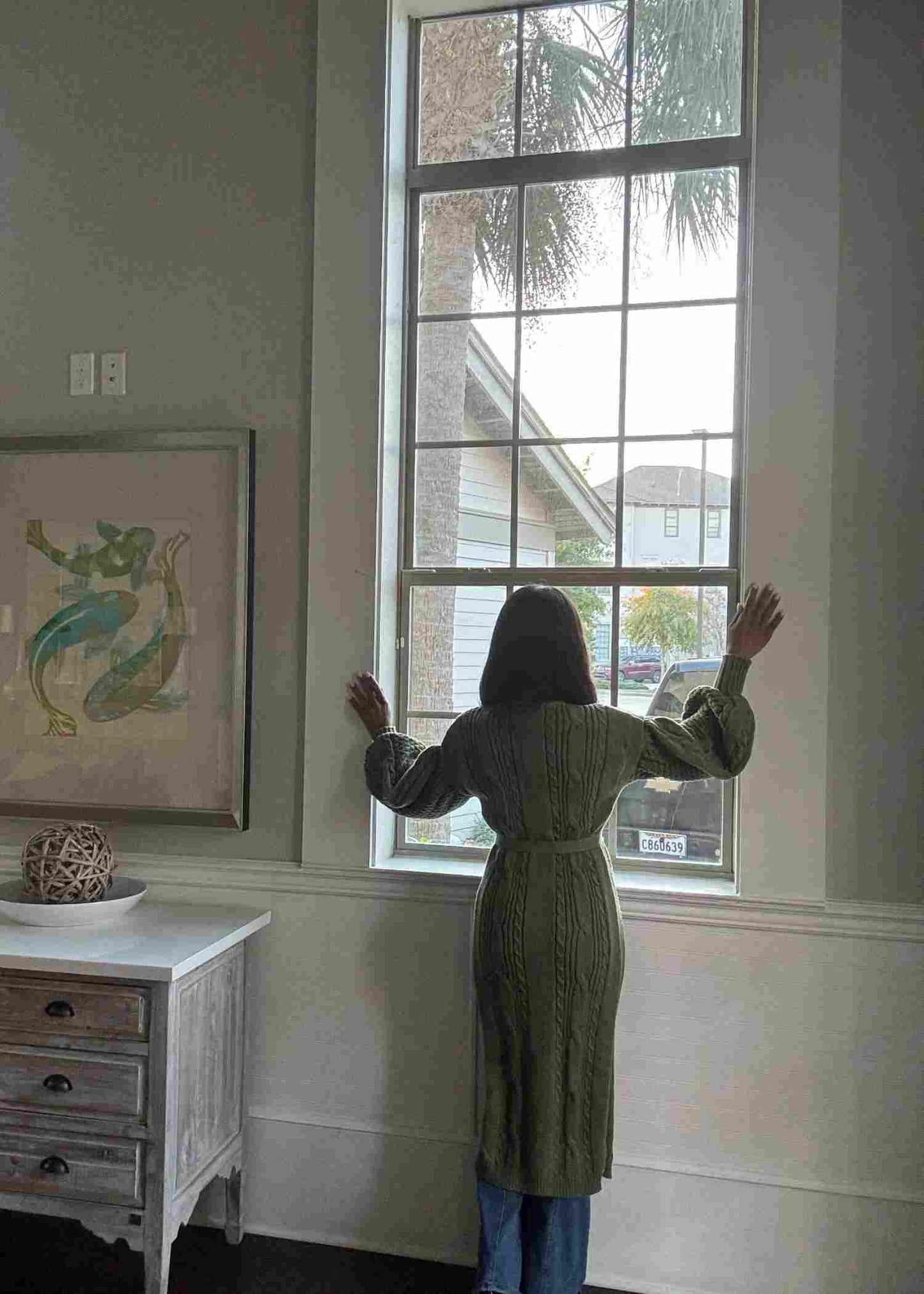Long Knit Cardigan
