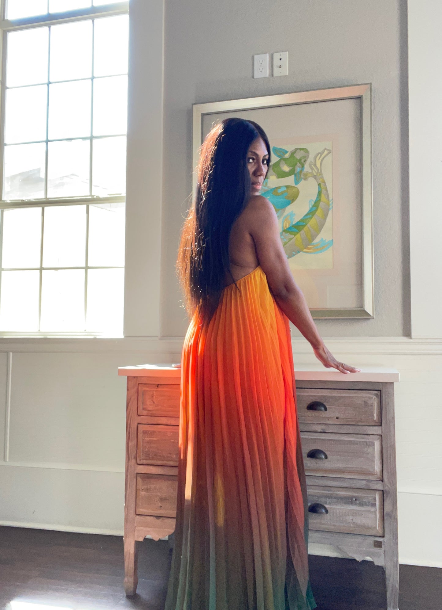 Ombré Maxi Dress