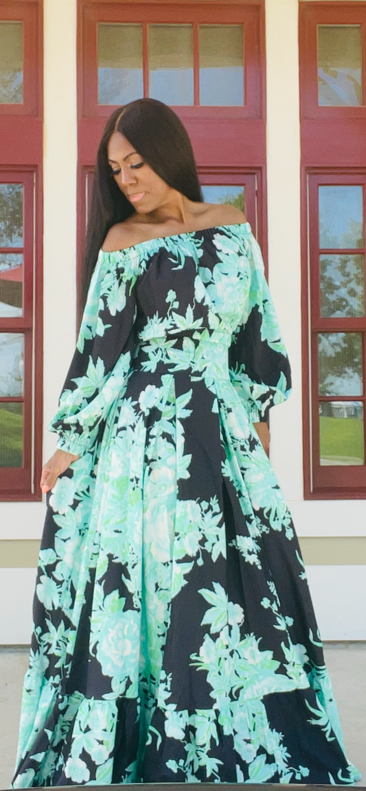 Floral Print Skirt Set