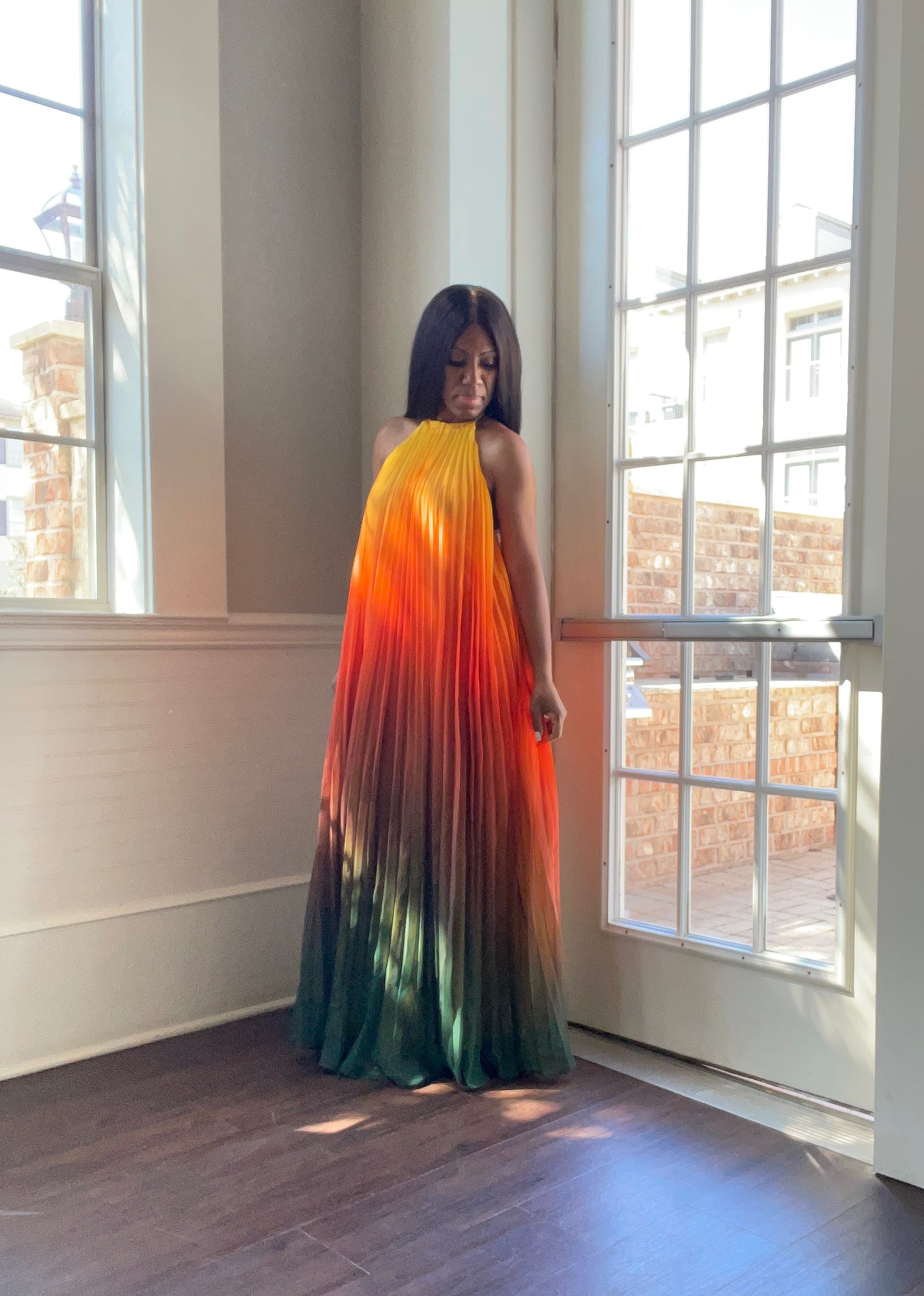 Ombré Maxi Dress
