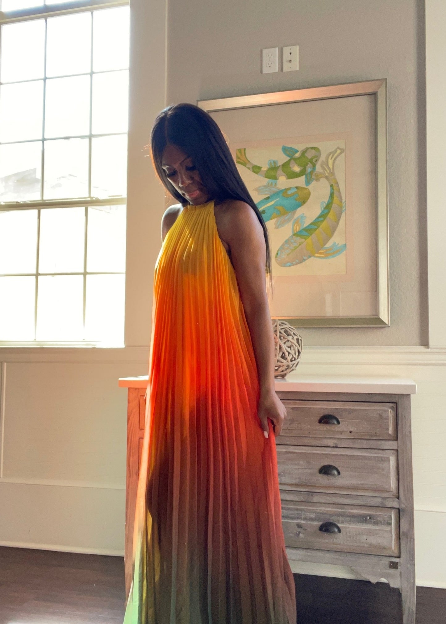 Ombré Maxi Dress