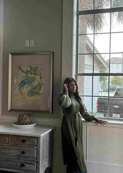 Long Knit Cardigan