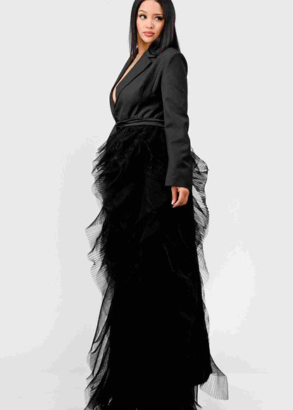 Tuxedo Dress