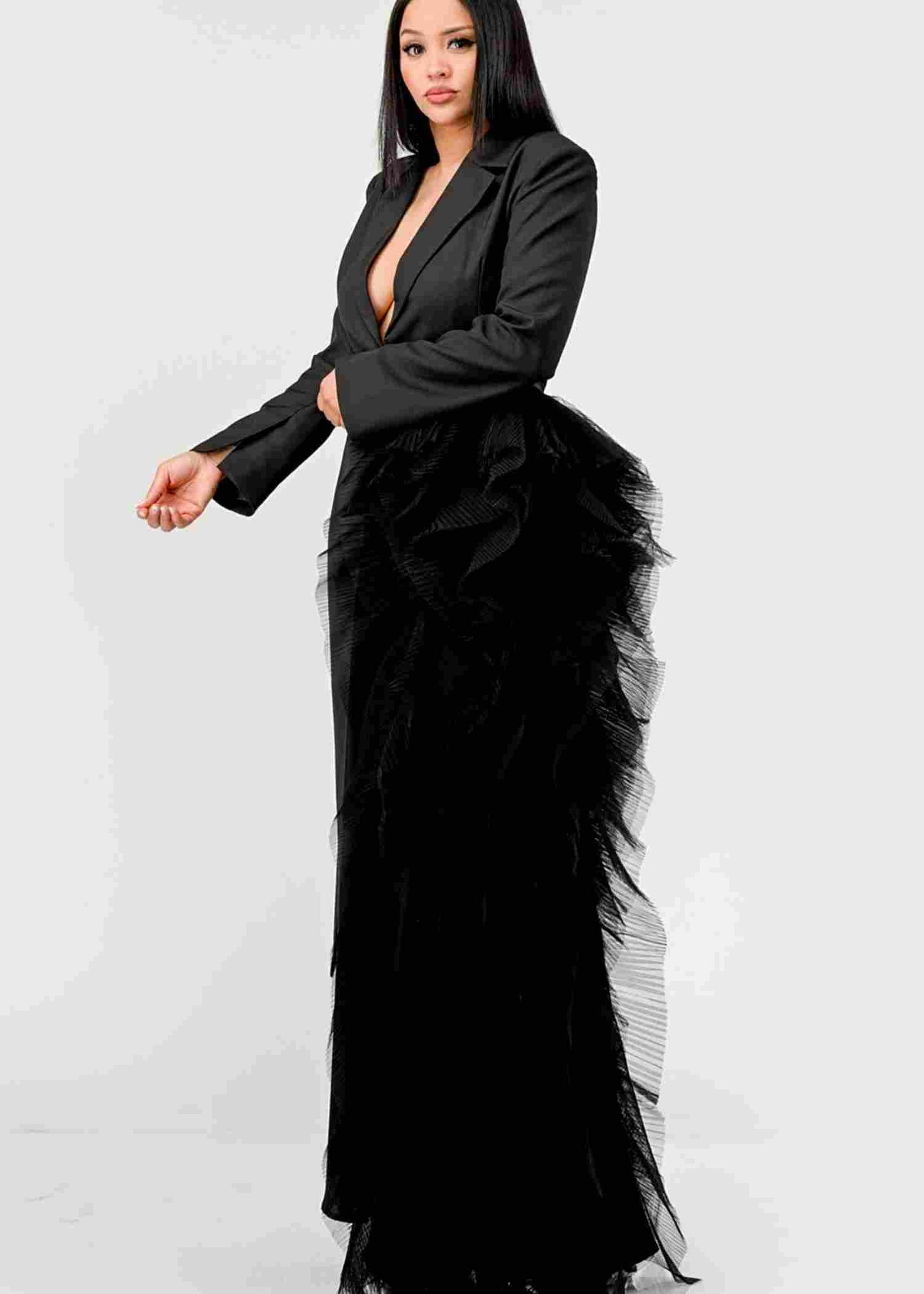 Tuxedo Dress