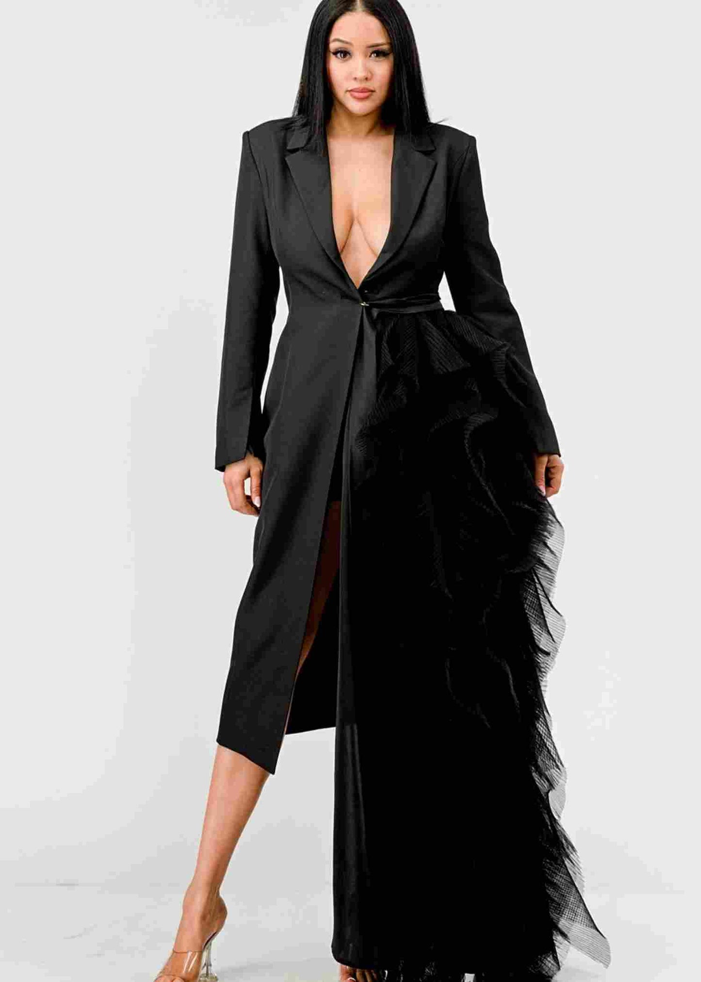 Tuxedo Dress
