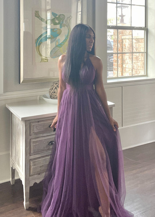 Solid Mesh Gown