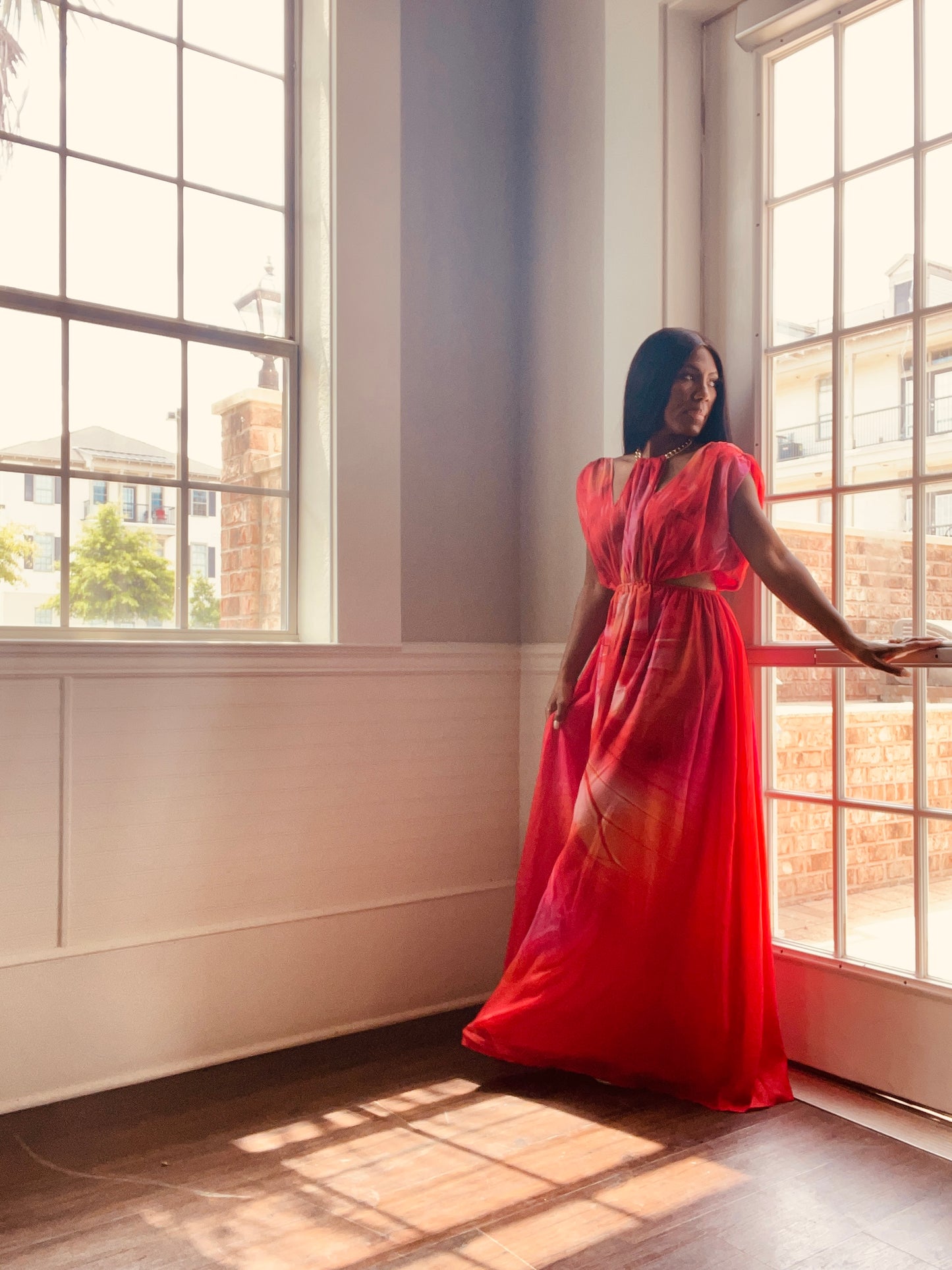 Red Maxi Dress