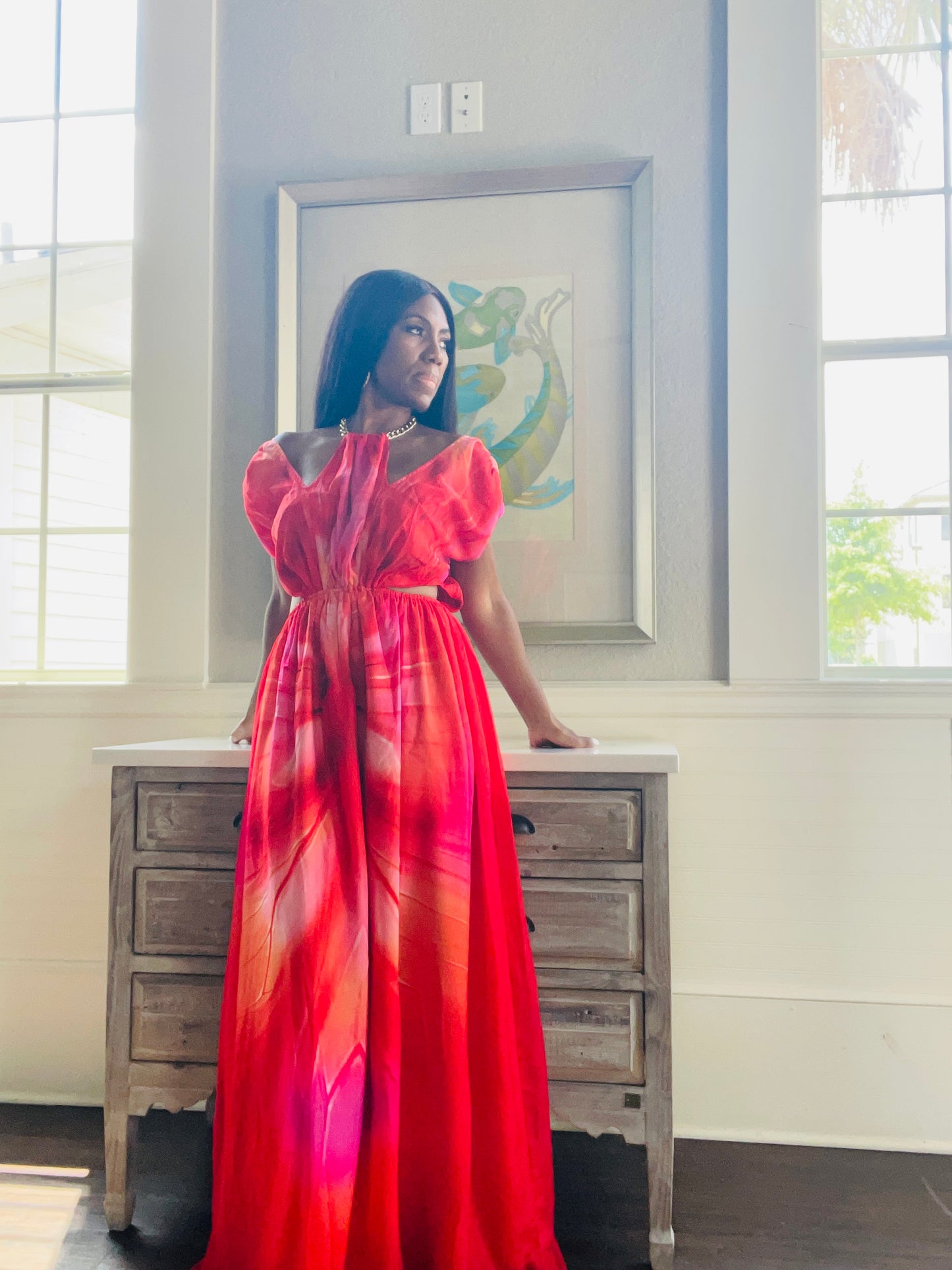 Red Maxi Dress