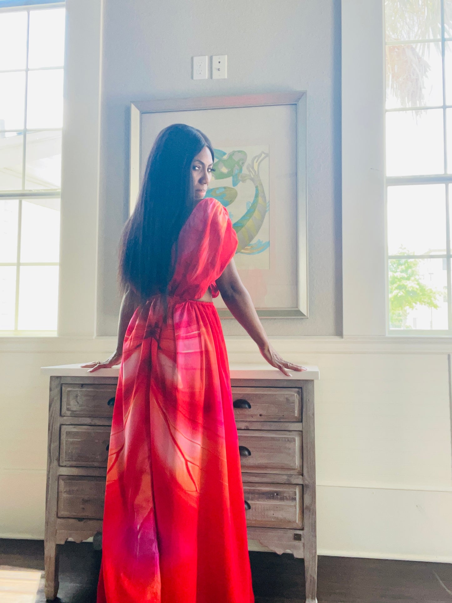 Red Maxi Dress