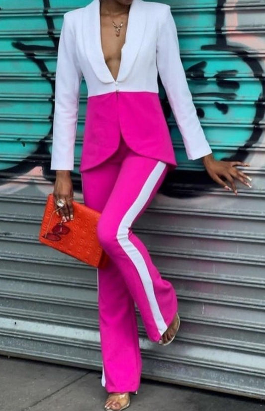 Two Piece Pant Suit