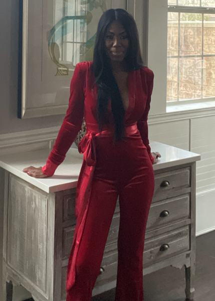 Velvet Jumpsuit I AM ME EXCLUSIVES