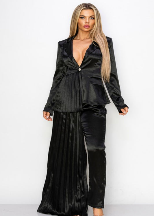 Satin Pant Suit