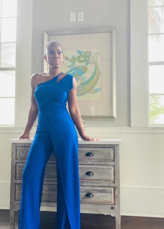 Royal Blue Jumpsuit