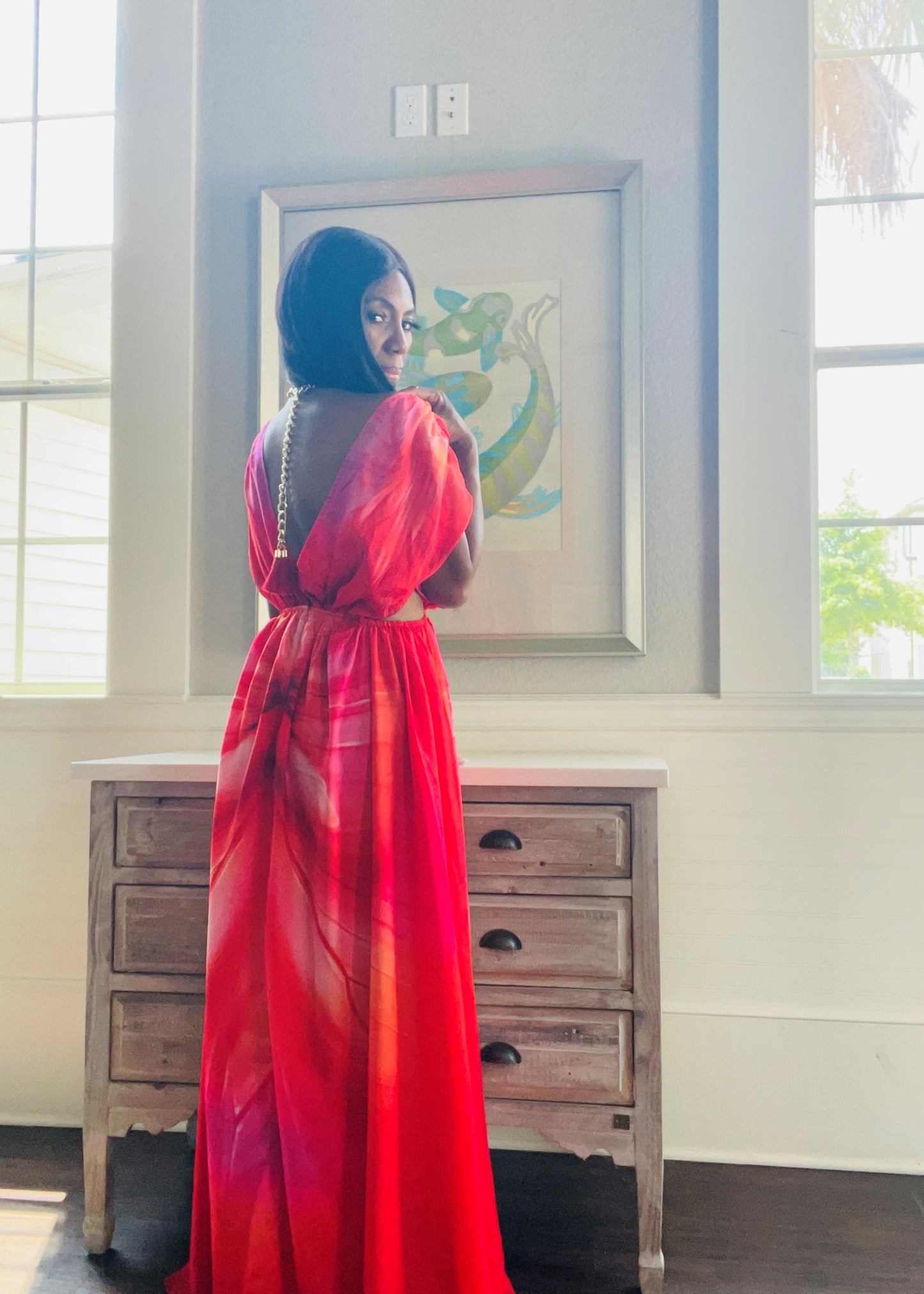 Red Maxi Dress