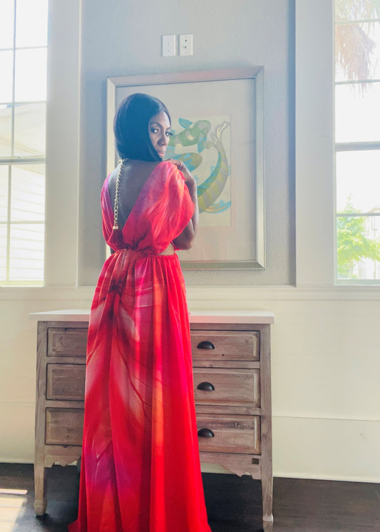 Red Maxi Dress