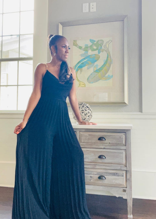 Pleated Jumpsuit